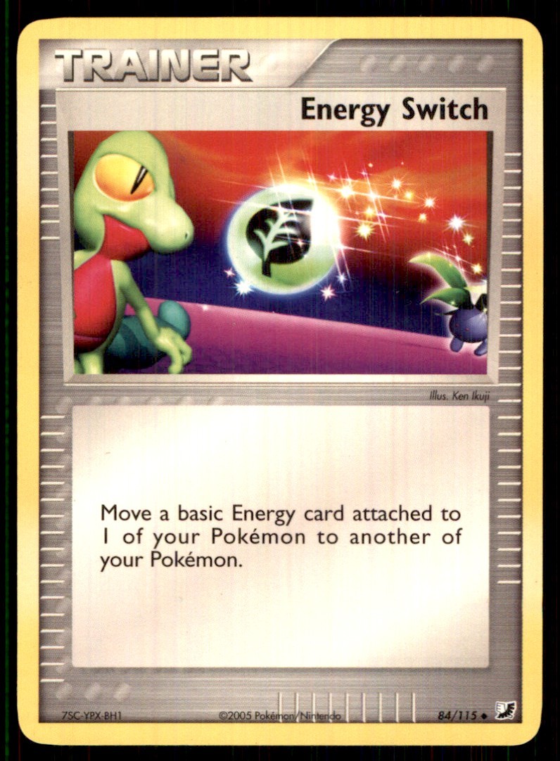 2005 EX - Unseen Forces Energy Switch Uncommon #84