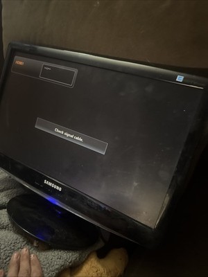 Samsung Syncmaster B2230HD HDTV/Monitor HDMI VGA Component No Remote Or Cable