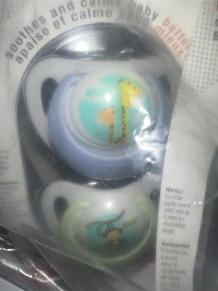 Ортодонтическая соска Nuk 0-2 месяца лот из 8 сосок *4 упаковки по 2* - Изображение 3 из 4