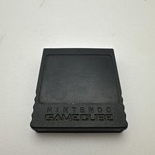 Official Nintendo GameCube Black Memory Card 251 Blocks DOL-014 Genuine OEM
