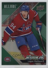 2024-25 Upper Deck Allure Rookies Green Rainbow 57/99 Logan Mailloux #144 0s2w