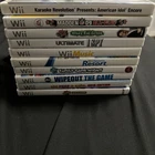 Wii Video Games Lot of 10 all with game and manual + Remote (all come as seen)