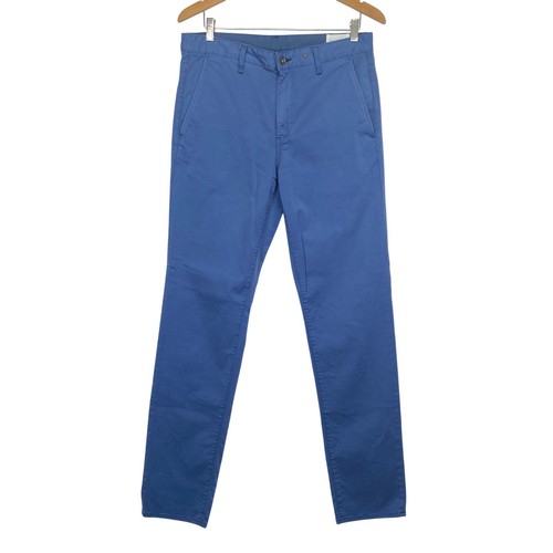 Rag & Bone Slim Fit 2 Classic Twill Chino Pant Mens 33 x 33 Union Blue Casual