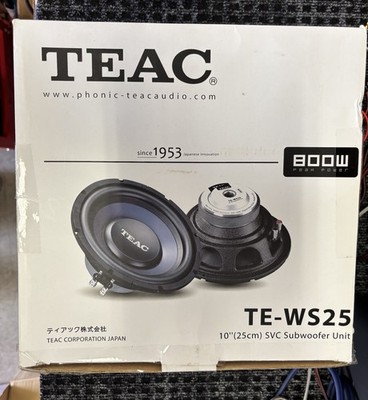Teac TE-WS25 10  SVC Subwoofer SQL Rare Old School