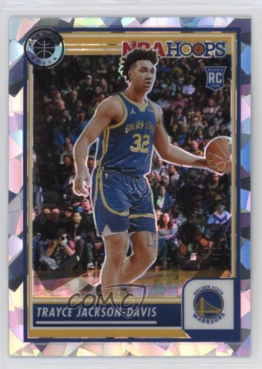 2023 NBA Hoops Premium Stock Ice Prizm Trayce Jackson-Davis #68 Rookie RC 0nr3