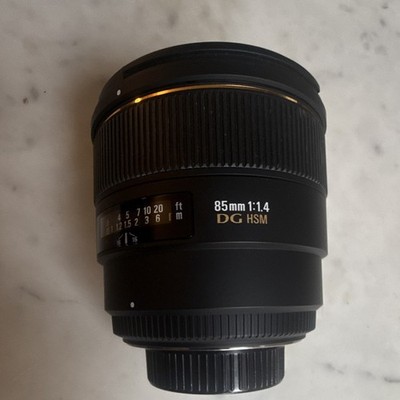 Mint++ Sigma 85mm F/1.4 DG Series HSM Portrait Lens Auto & Manual FREE Shipping 