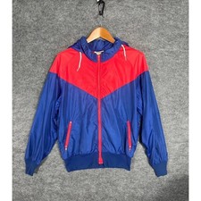 Vintage 80s Nike Blue Tag Windrunner Windbreaker Jacket XL Made in the USA