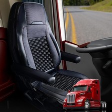 Semi Truck Beaded Seat Covers 1 PC - Compatible with Freightliner, Peterbilt