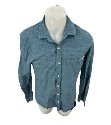 Mavi Men Medium Cotton Button-Up Shirt Breathable Slim Fit Long Sleeve AD4