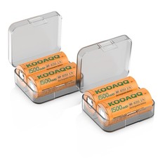 4PCS IMR 18350 3.7V 1500mAh Li-ion Rechargeable Batteries for Mini Flashlights