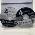 Resident Evil 4 Discs 1 & 2 (Nintendo GameCube, 2005) Discs Only Tested Working