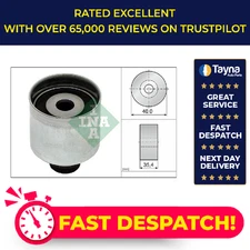Timing Belt Guide Pulley fits SKODA OCTAVIA Mk1, Mk2 1.9D 2.0D 00 to 13 BKD INA