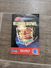 to complete Tecmo Super Bowl NES AUTHENTIC Instruction Manual Nintendo superbowl