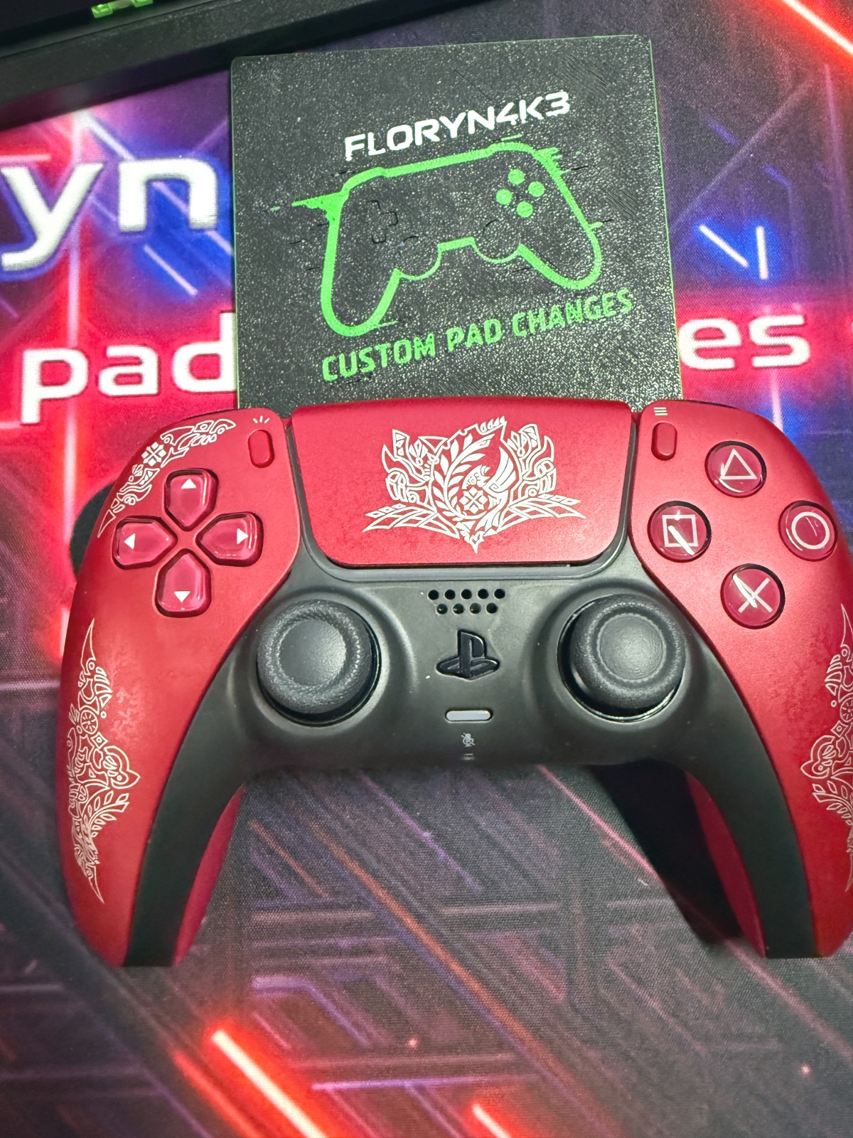 DualSense PS5 TMR K-Silver JS13PRO *CUSTOM* Monster Hunter Wilds *NON piu DRIFT*