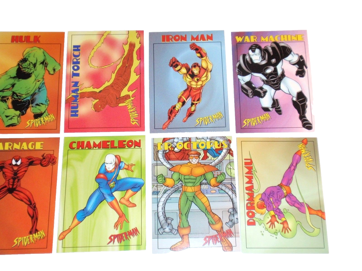 1997 FLEER SKYBOX SPIDER-MAN .99 BASE 50 CARD SET VENOM '97