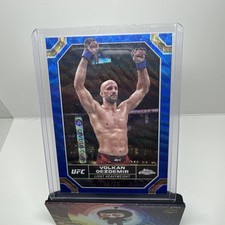 2024 Topps Chrome UFC - Volkan Oezdemir #195 Blue Wave Refractor /75