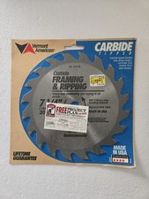 VINTAGE VERMONT AMERICAN CARBIDE TIPPED 7-1/4" FRAMING BLADE ( NEW ) MADE IN USA