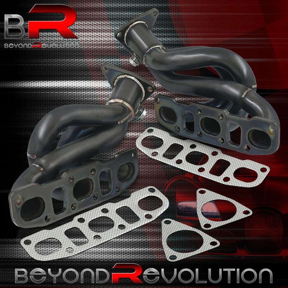 Colector de escape cabezales Gunmetal para 350Z 370Z / G37 cupé 3,5 L 3,7 L V6 VQ37VHR Foto 4 de 4