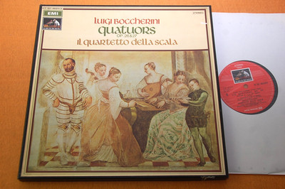 Il Quartetto Della Scala Boccherini String Quartet French EMI Stereo 3LP NM