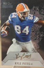 2021 Wild Card MATTE-RedHot Rookies Autographs Kyle PittsBlack-Silver Flames /20