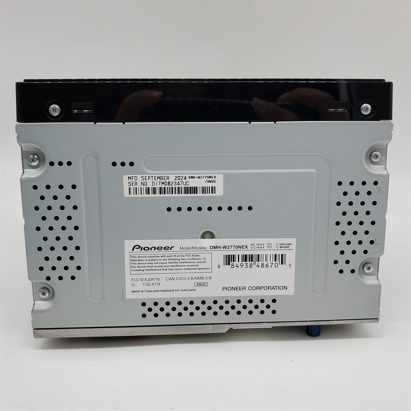 Pioneer DMH-W2770NEX 6.8" 2 DIN Digital Media Receiver - Black