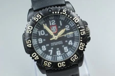 [Exc+5]  Luminox Navy Seal 3050/3950 Blue Black Men's Quartz Watch From JAPAN