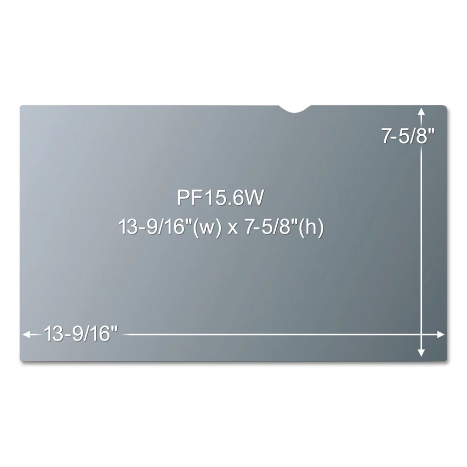 3M Antiglare Flatscreen Frameless Monitor Filters for 15" Widescreen Notebook - Image 2 of 3