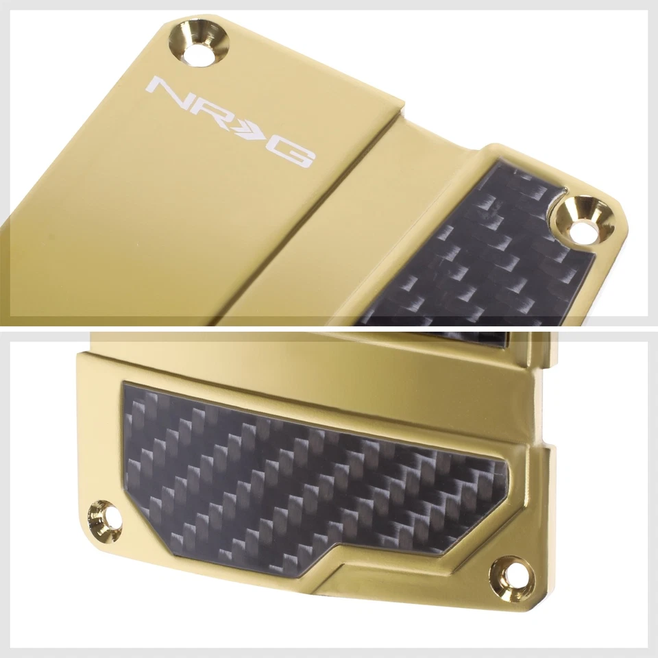 Комплект чехлов на спортивные педали с ручной коробкой передач NRG с черным углеродом PDL-100CG - Изображение 4 из 4