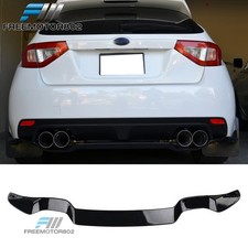 Fits 08-14 Subaru Impreza Wrx Hatchback Sti Style Gloss Black Rear Diffuser Lip Fits 08-14 Subaru Impreza Wrx Hatchback Sti Style Gloss Black Rear Diffuser Lip