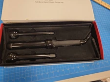 Thairapy 365 Tri-Curl Multi-Barrel Digital Curling Iron Clipless Hair Styler