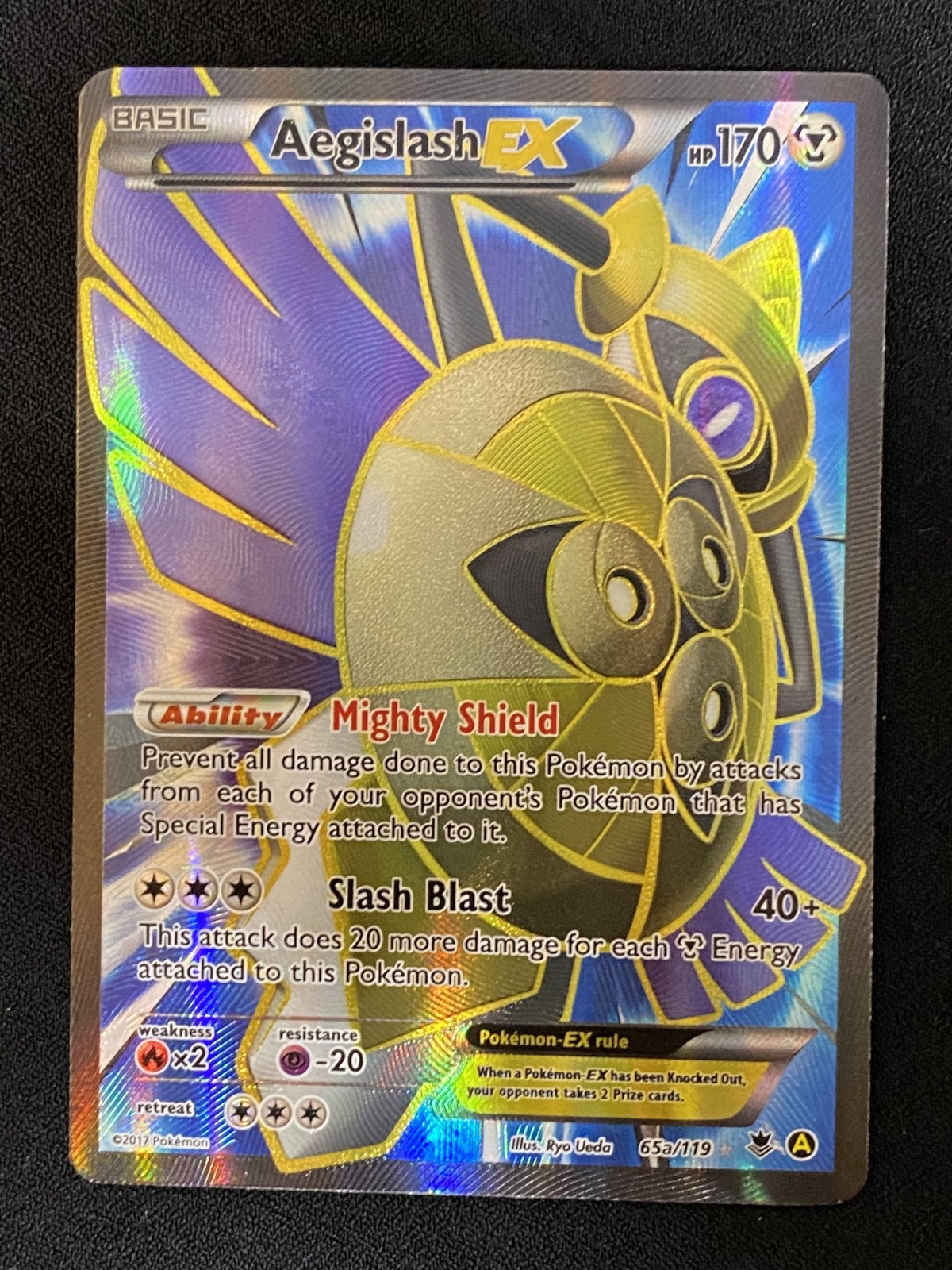 Aegislash EX Pokemon TCG  65a/119 Promo Alternate Art Promos 065a/119 Mint 2017