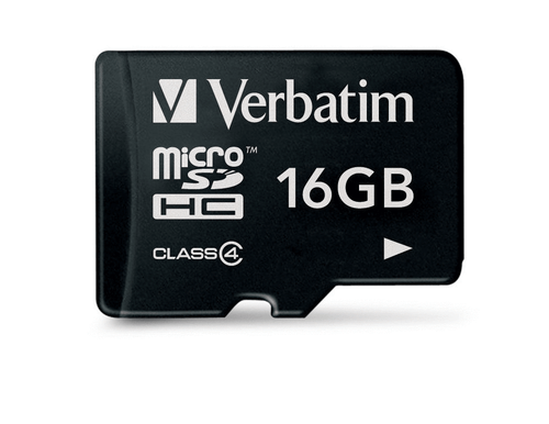 Tarjeta Micro SDHC Verbatim 16 GB Clase 4 Tarjeta Micro SDHC Original/Nueva - Imagen 3 de 3