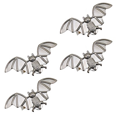 4Pcs Bat Napkin Holder Halloween Holiday Napkin Holder Decorative Napkin Rings