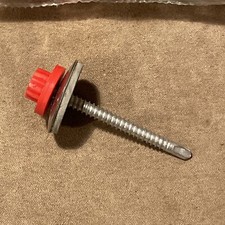 30x 50mm Red SFS Intec SELA Head Roofing Screws G1