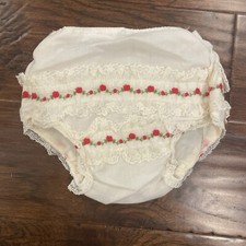 Vintage Alexis Handi Panti Red rose bud birth  13lbs