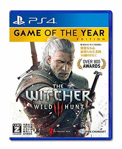 NEW PS4 PlayStation 4 Witcher 3 Wild Hunt Game of the Year Edition 13580  JAPAN