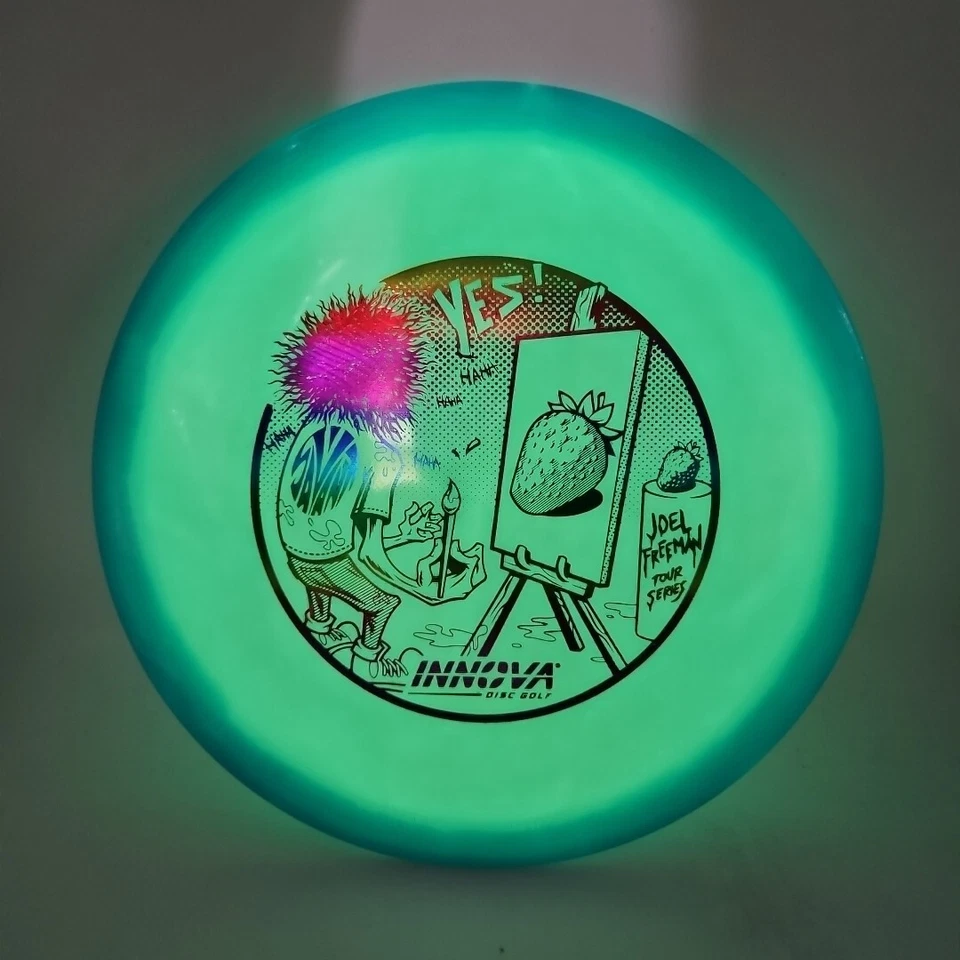 Innova Proto Glow Halo Savant Joel Freeman Tour Series Blue/Rainbow Stamp 173-5g - Image 2 of 4