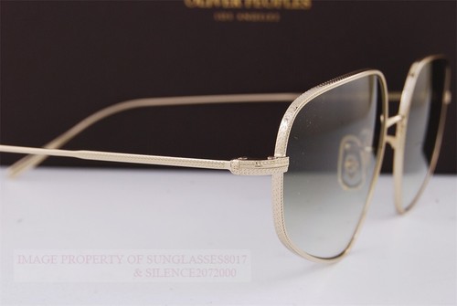 Brand New Oliver Peoples Sunglasses Eylla OV 1356/S 50358E Gold/Olive Gradient - Picture 5 of 6