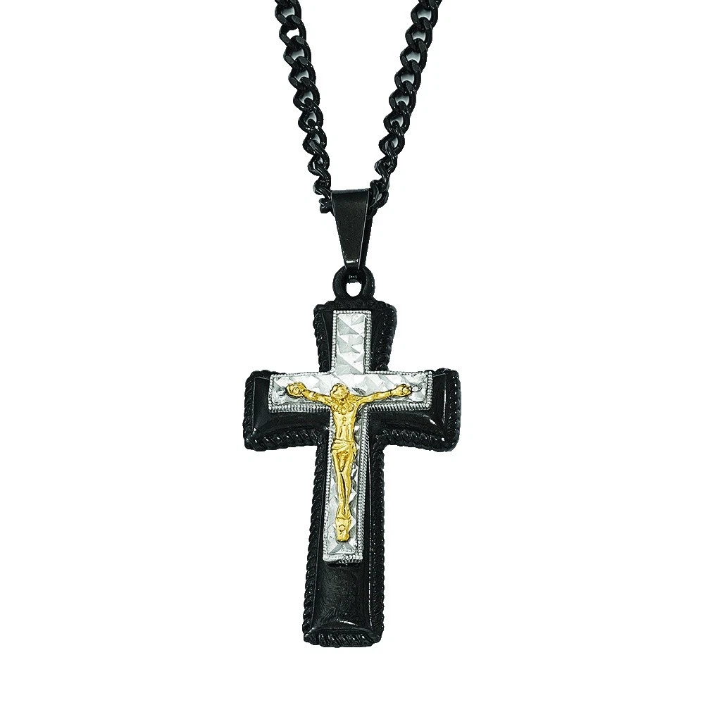 Brass Black Tie Clasps & Tacks without Stone for Men