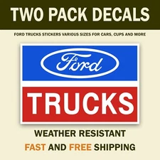 Ford Trucks Sticker Decal For Ford Fans Great as Ford Bumper Sticker, Hard Hat