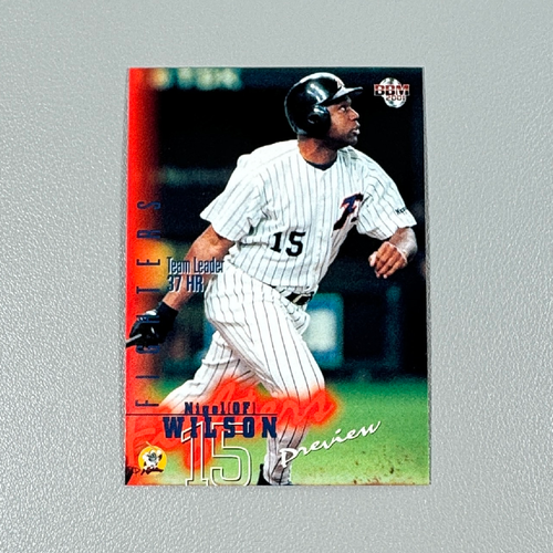 2001 BBM Baseball Magazine: NIGEL WILSON P84 Preview | Nippon Ham Fighters - Picture 2 of 3