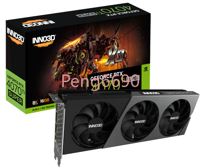 Inno3D GeForce RTX 4070 Ti Super X3 OC 12GB GDDR6X Graphics Card