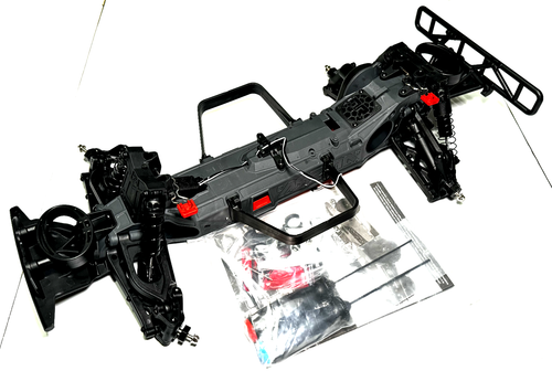 Telaio A Rulli ARRMA Fury 2WD Mega – Kit Slider Con Servo ARA3221S, Rosso