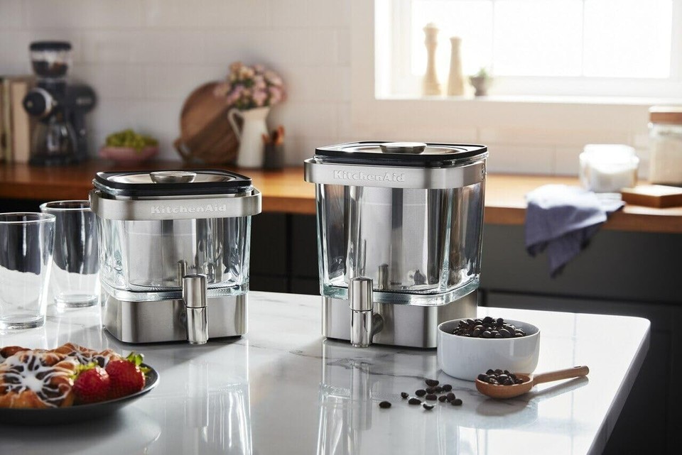 KitchenAid KCM4212SX Cold Brew Coffee MakerBrushed Stainless Steel, 28 ounce eBay