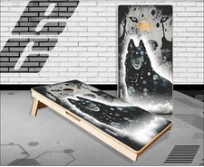 Wolf Cornhole Boards Bean Bag Toss Game