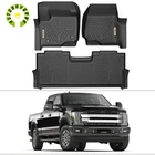 3D Floor Mats Set for 2017-2026 Ford F-250 F-350 Super Duty Crew Cab All Weather