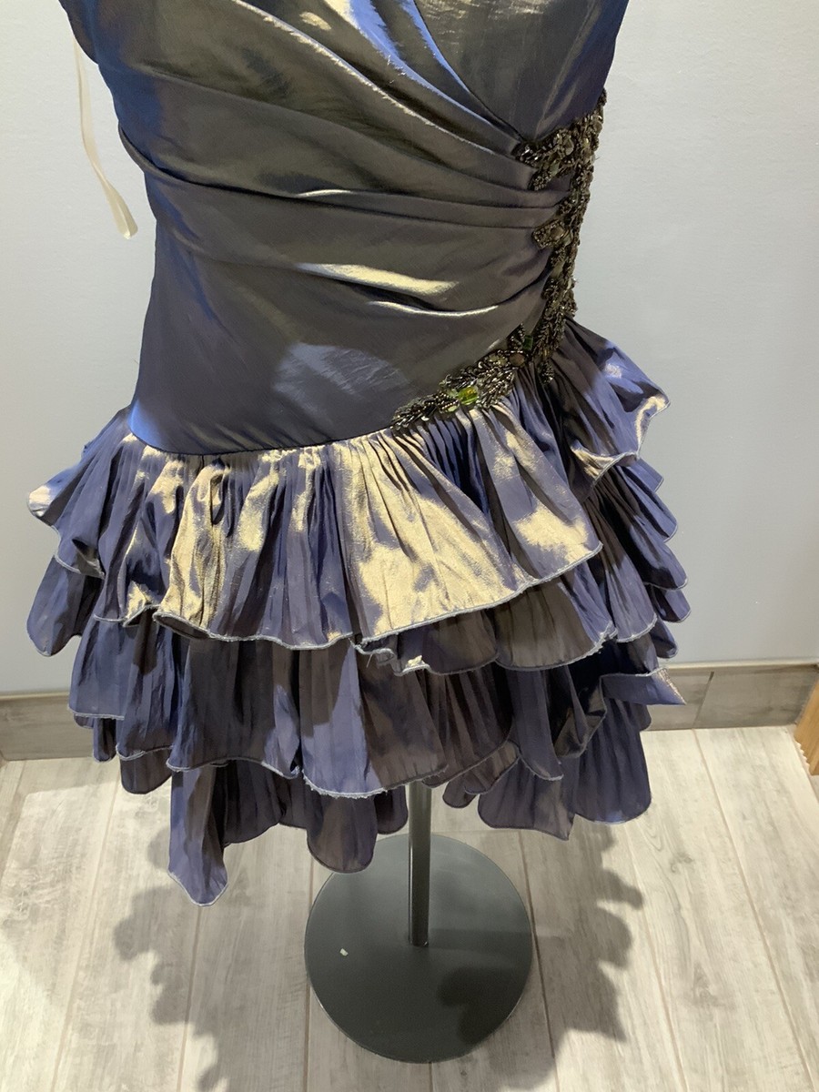 CASSANDRA STONE Homecoming/Prom Shimmering Party Dress Sz. 10. Purple/Gold.  NWOT | eBay