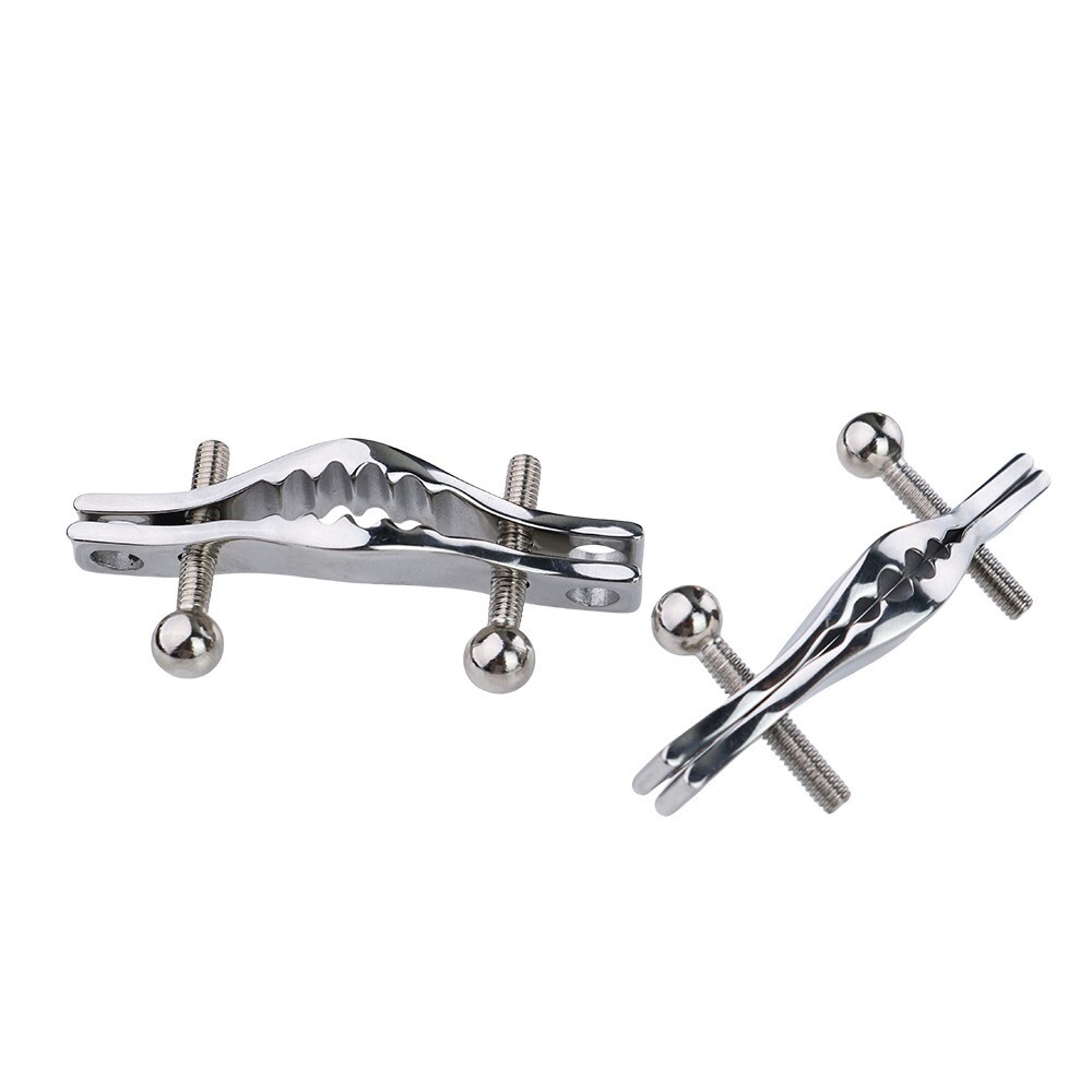 Nipple Clip Cover Chest Bondage clamps Female Bra Breast Binder Wearable Metal