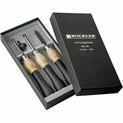 NEW! Rockler 3-Piece Carbide Pen Turning Tools Set Pen-Turning Ergonomic 1018