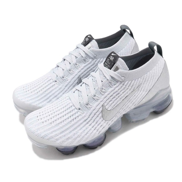 vapormax white silver